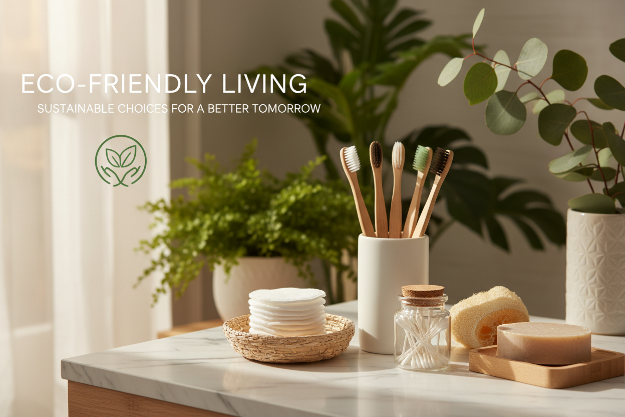 Bannière écologique pour boutique