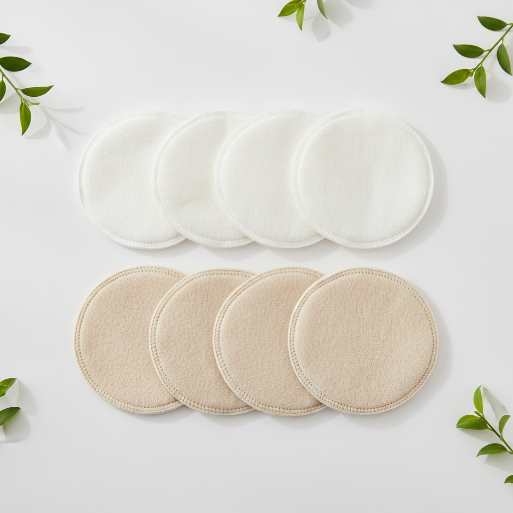 Cotons Démaquillants Réutilisables Bio x6 - Zéro Déchet & Lavables